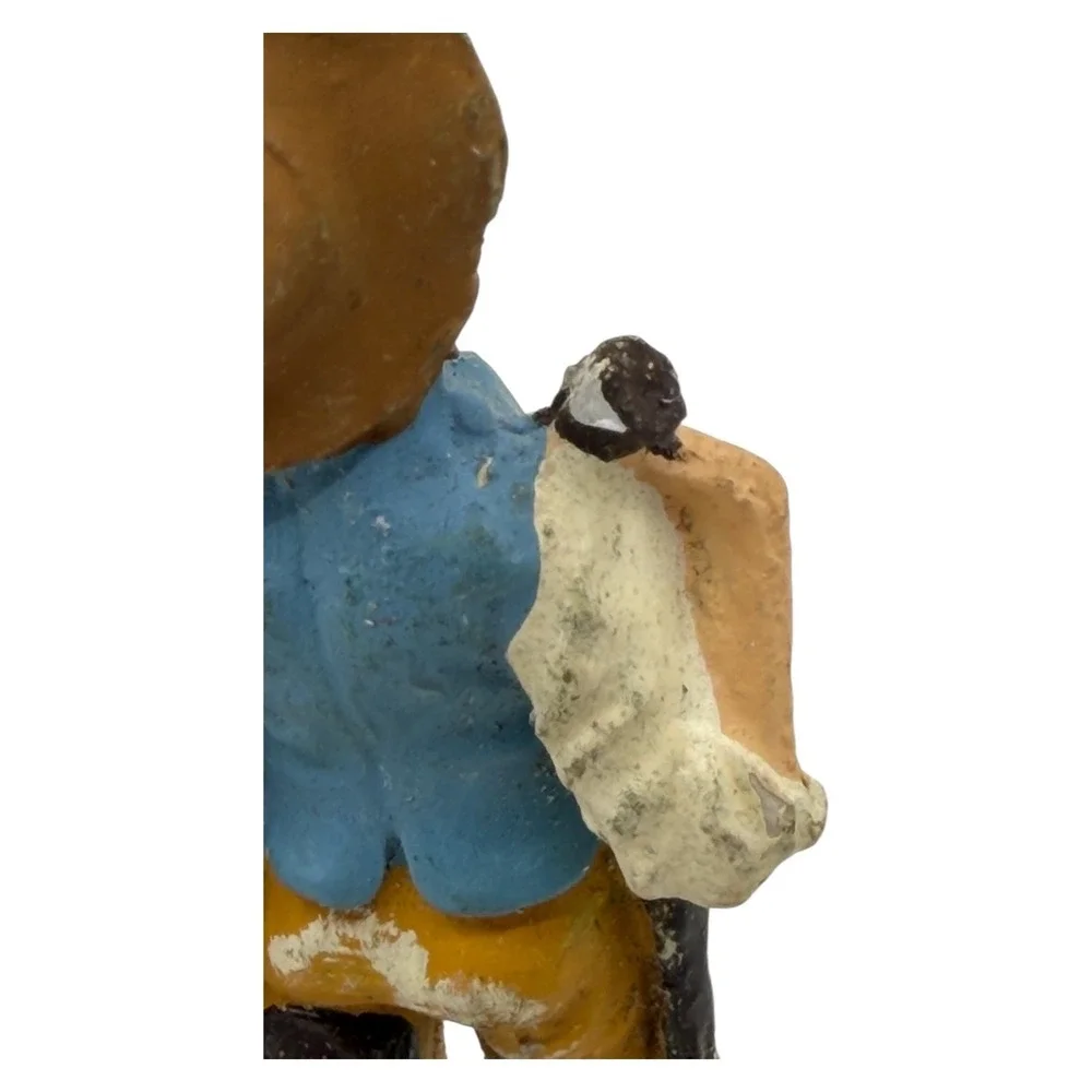 Italian Nativity Shepherd Figurine‎ Hand-Painted Vintage Christmas Scene